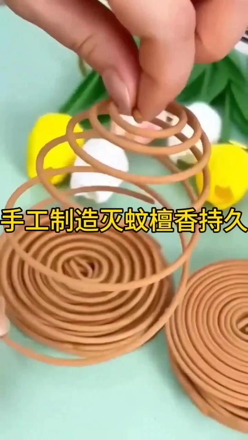 手工制造滅蚊檀香蚊香 家用強力驅蚊蚊蠅香，清香型戶外托盤持久解析
